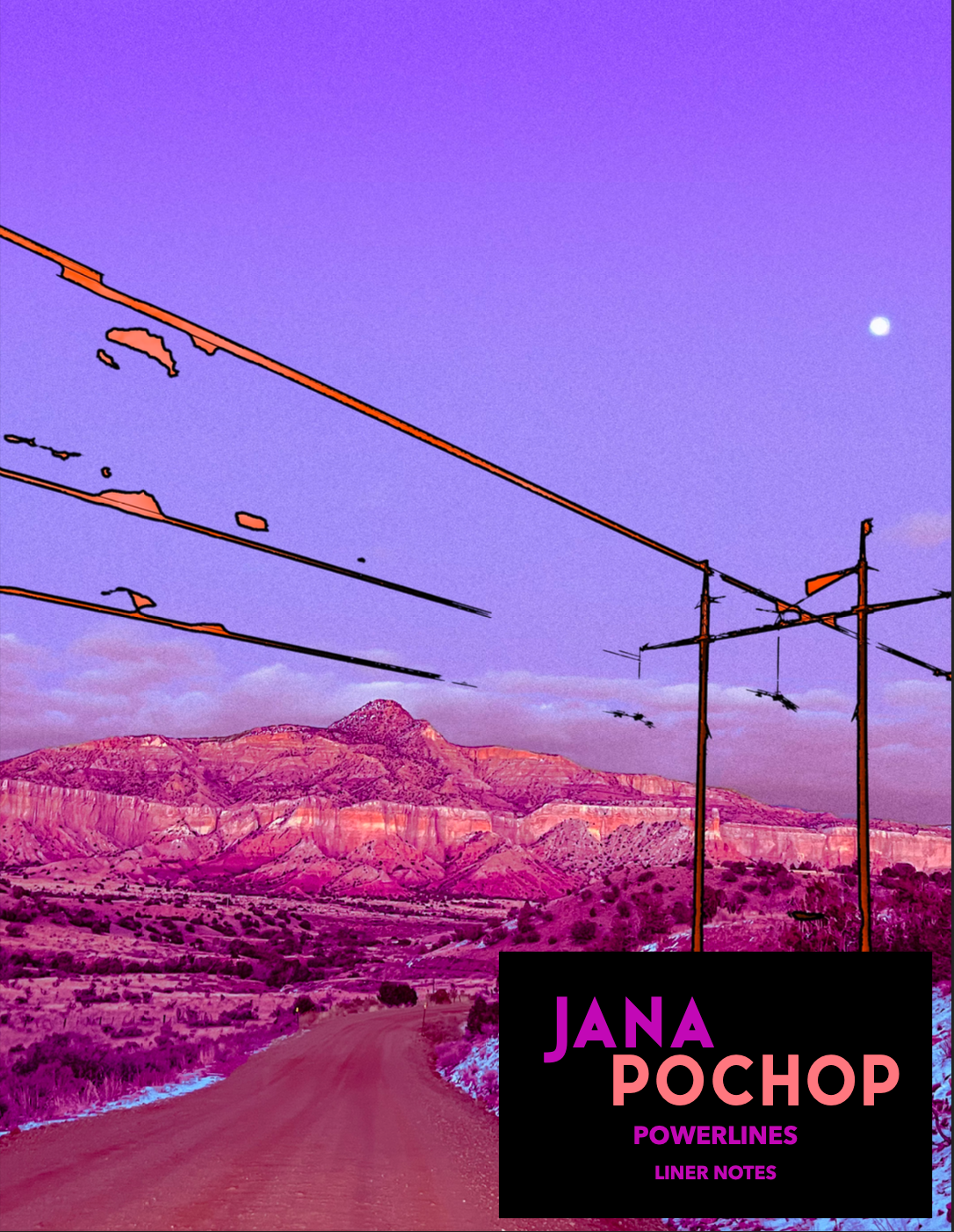 Powerlines Limited Edition Pink Vinyl w/ Book